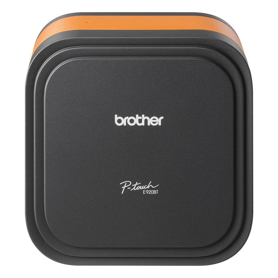 Rotuladora Eletrónica BROTHER PT-E920BT (Bluetooth 5.0 e USB-C - Preto e Laranja)