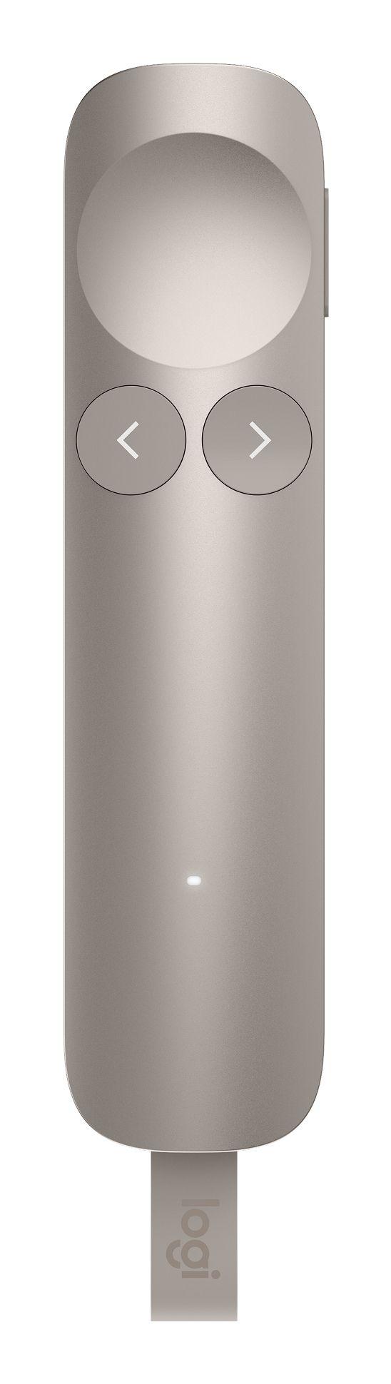 Comando de Apresentações LOGITECH Spotlight 2 (Bluetooth/RF - USB - Areia)