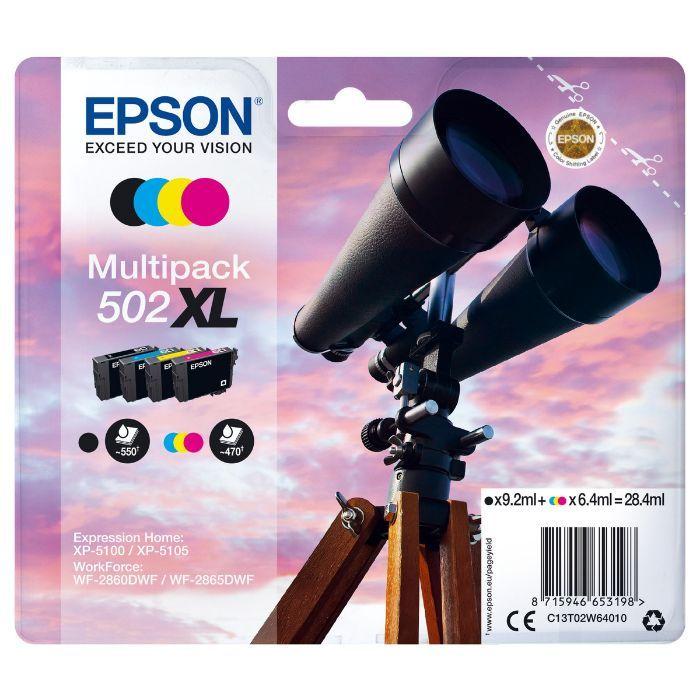 Pack de 4 Tinteiros EPSON 502XL (550 páginas), miniatura 2