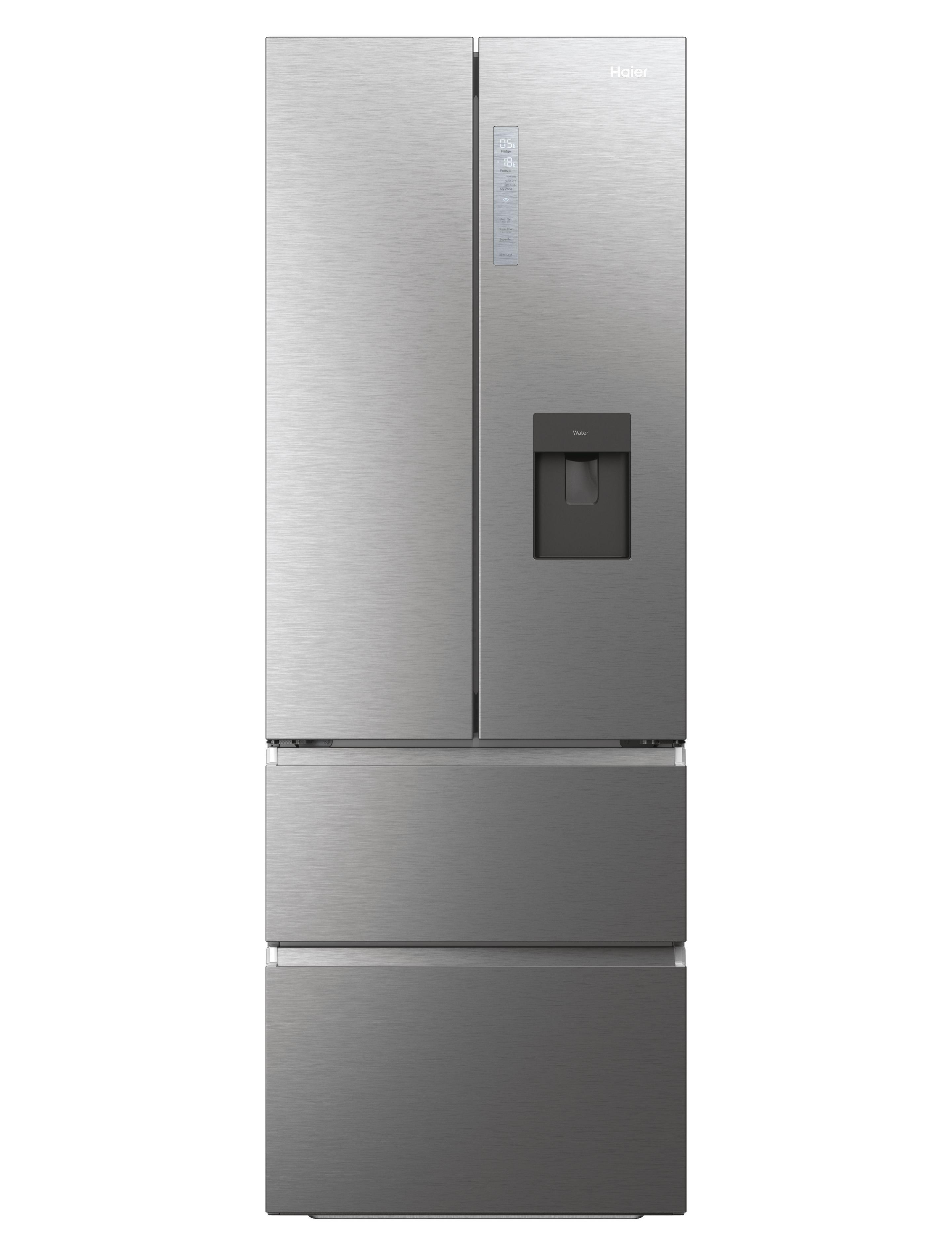 Frigorífico Americano Multiportas Independente HAIER HFW7720EWMP (477 L - 200,6x70x67,5 cm - 70 cm - Cinzento)