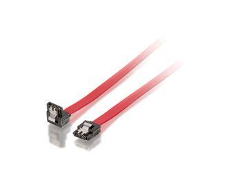 Cabo de Dados SATA EQUIP 111809 (30 cm - Conector 90° - Vermelho)