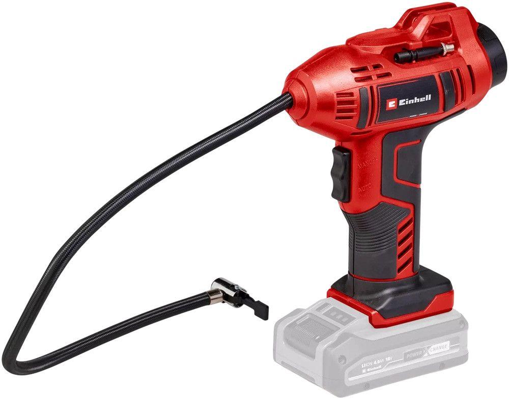 Compressor de Ar para Automóvel EINHELL CE-CC 18 Li solo (0 W - 18 V - Bateria - Preto e Vermelho), miniatura 2