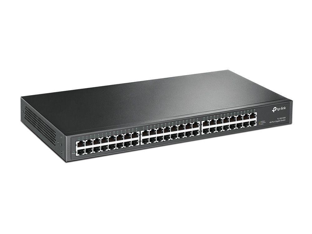 Switch de Rede TP-LINK TL-SG1048 (Gigabit Ethernet - 16 MB - 96 Gbit/s - Preto) — miniatura 2