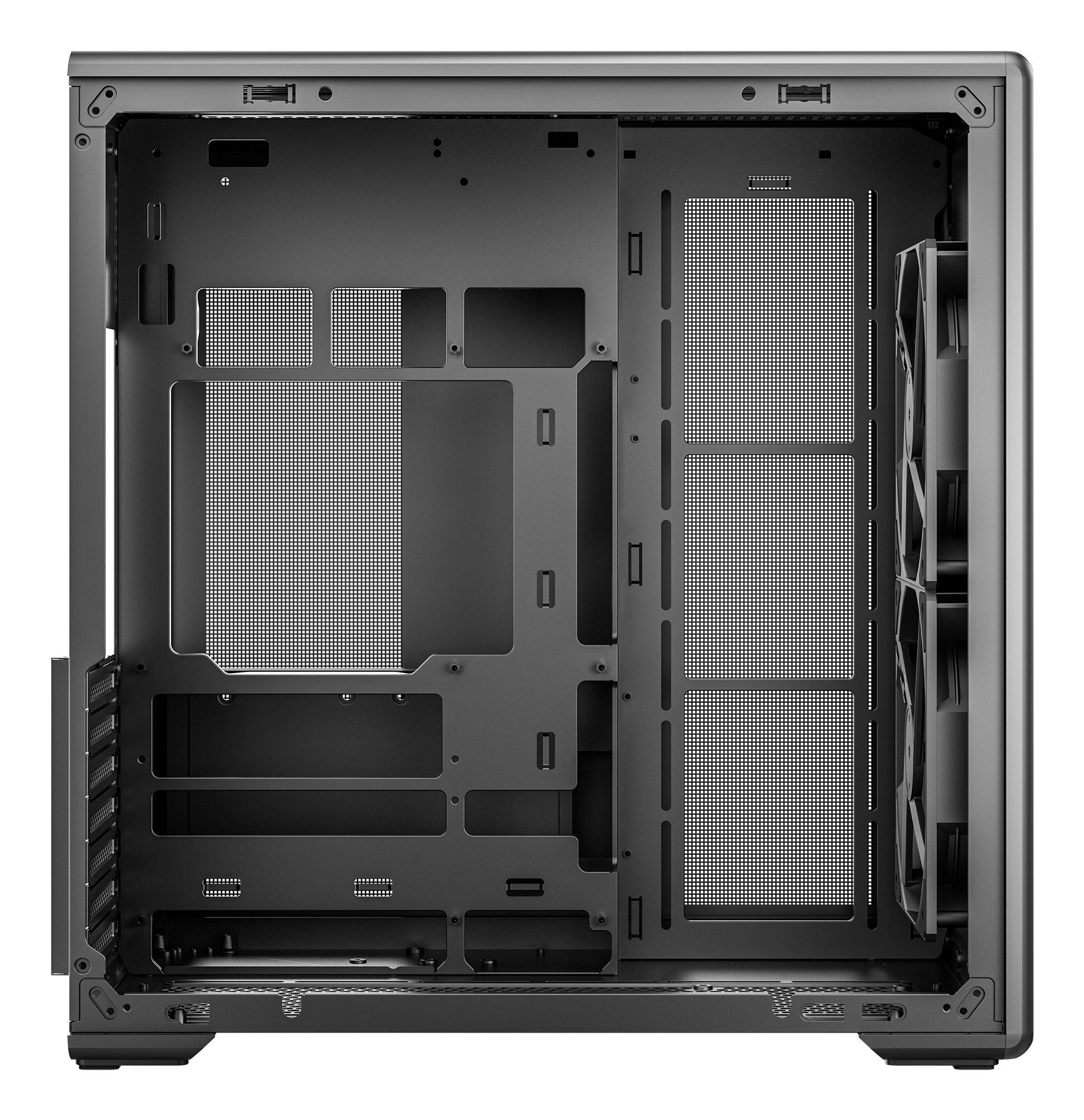 Caixa PC DEEPCOOL CG590 MESH 2F (micro ATX, ITX, ATX - Midi Tower - 16 cm - Preto) — miniatura 4