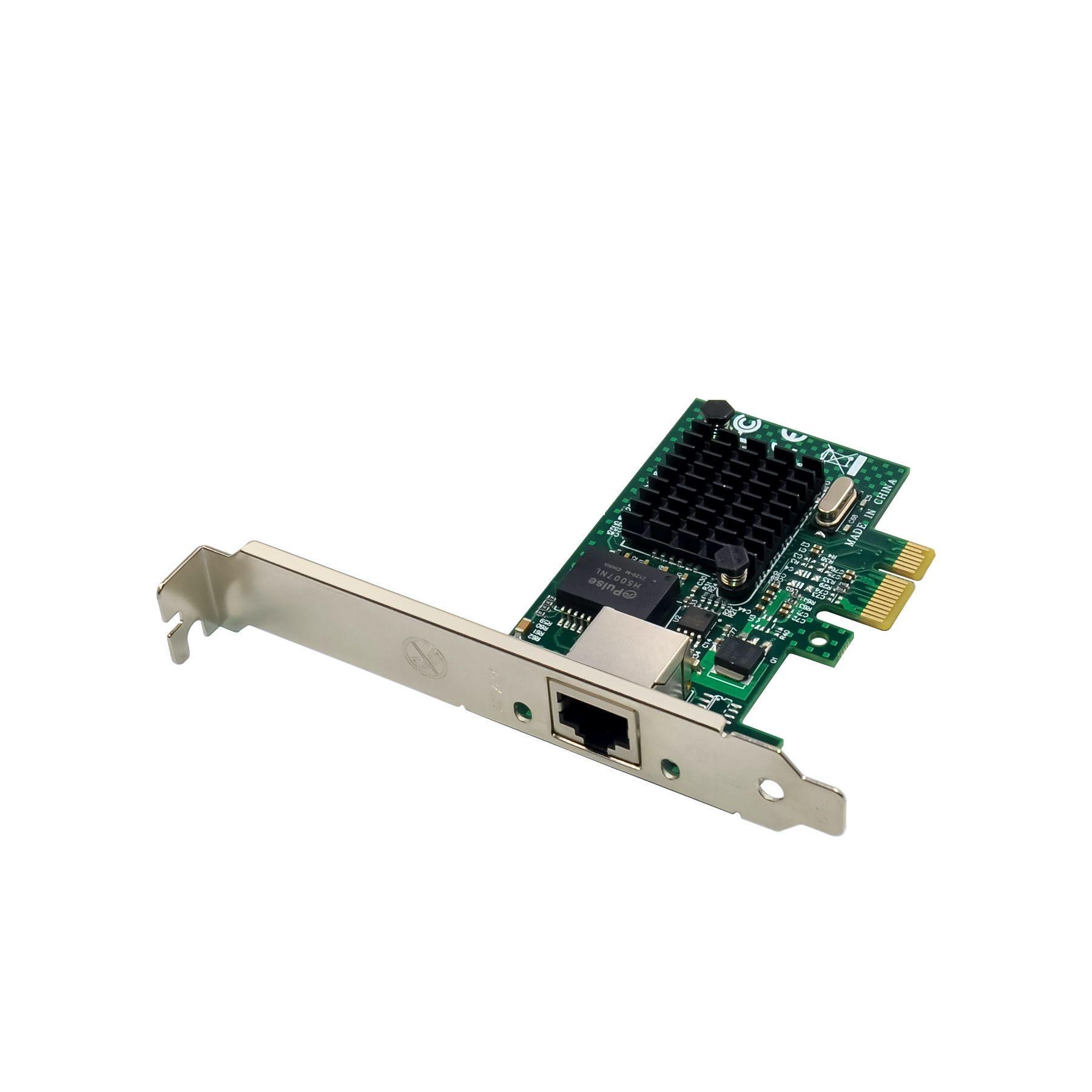 Placa de Rede LEVEL ONE GNC-0112 (PCI Express - 2000 Mbit/s - Preto/Verde/Prateado)