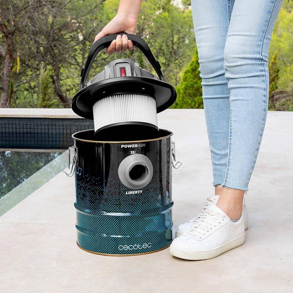 Aspirador de Cinzas CECOTEC Conga Ash 7000 Liberty (18 kPa - 15 L - Sem saco - Preto/Azul) — miniatura 6