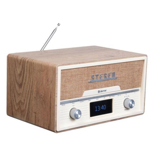 Sistema Hi-Fi DENVER MDA-525LW (10 W - Madeira clara), miniatura 3
