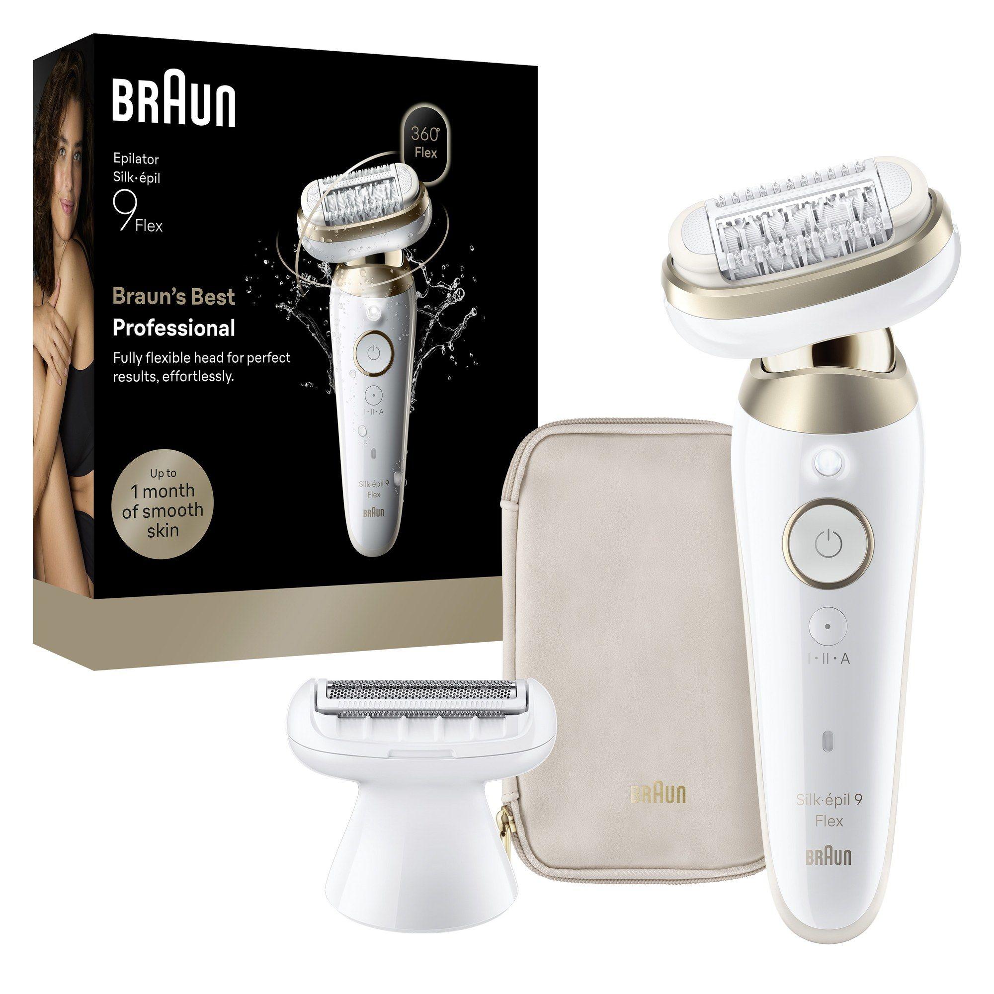 Depiladora BRAUN Silk-épil 9 Flex 9-030 3D (Branco e Dourado) — miniatura 2