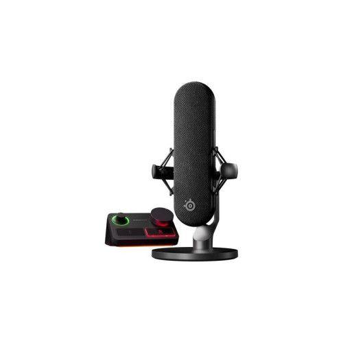 Microfone STEELSERIES Alias Pro (Microfone para PC - Com fios - XLR-3 - Preto)