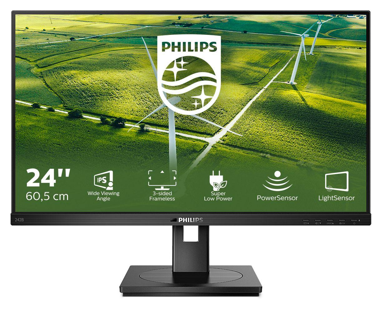 Monitor PHILIPS 242B1G/00 (23,8" - IPS - 75 Hz - Preto)