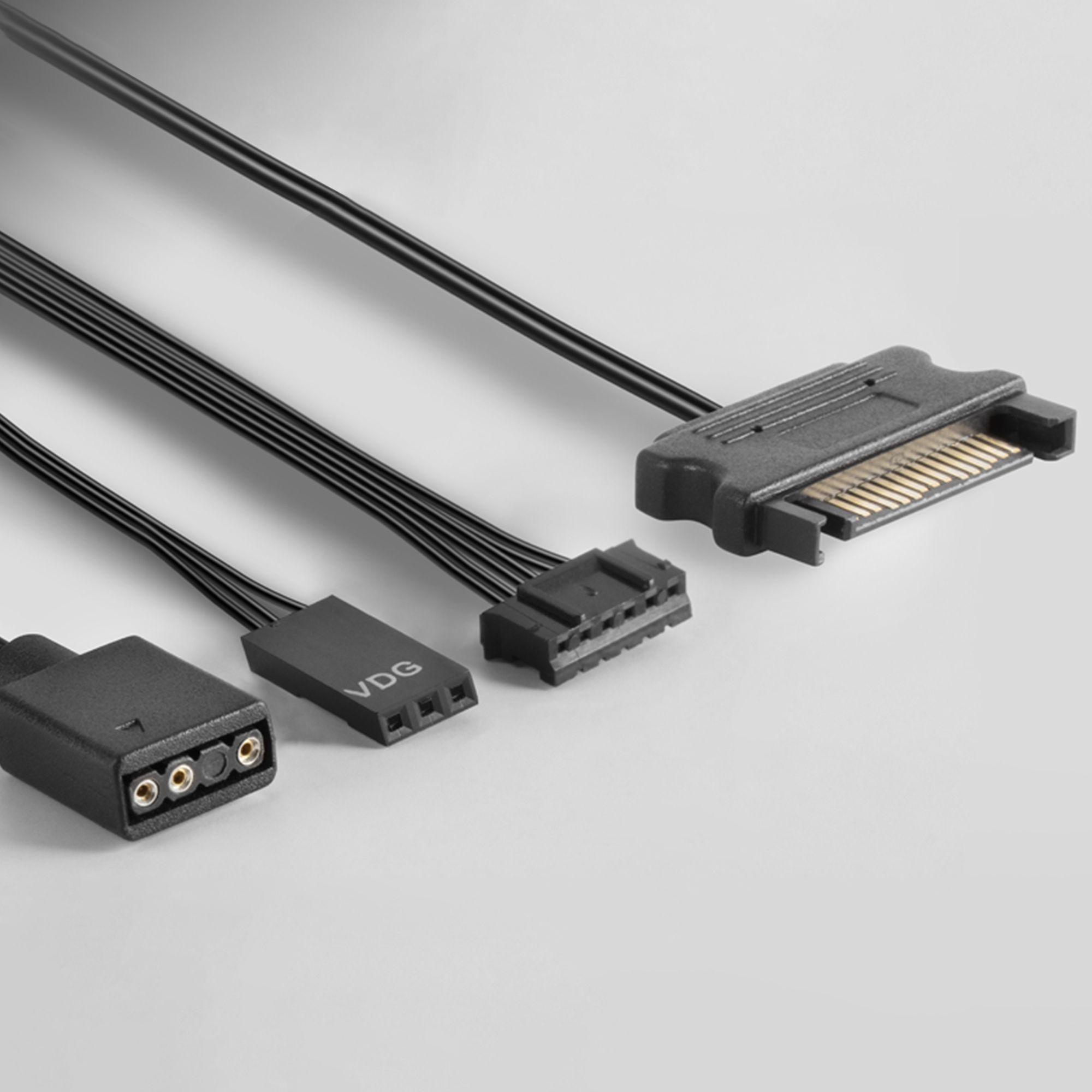 Kit de 3 Ventoinhas para Caixa PC MARS GAMING MF-3DKIT (ARGB - Preto) — miniatura 5