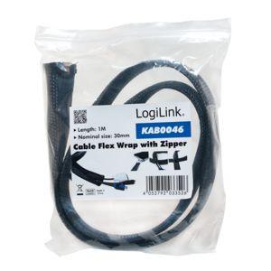 Manga de Cabos LOGILINK KAB0046 (Poliéster - Preto), miniatura 6