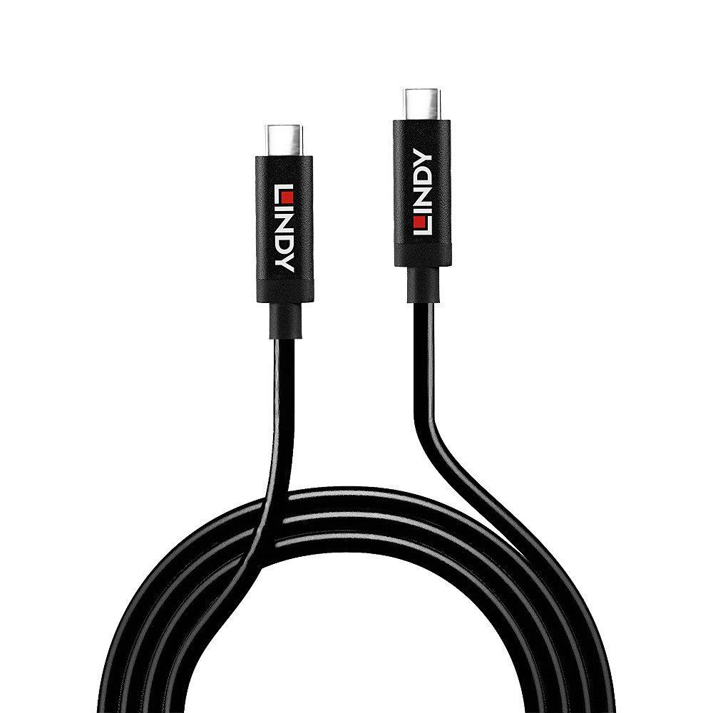 Cabo USB-C LINDY 43308 (5 m - USB C - Preto), miniatura 2