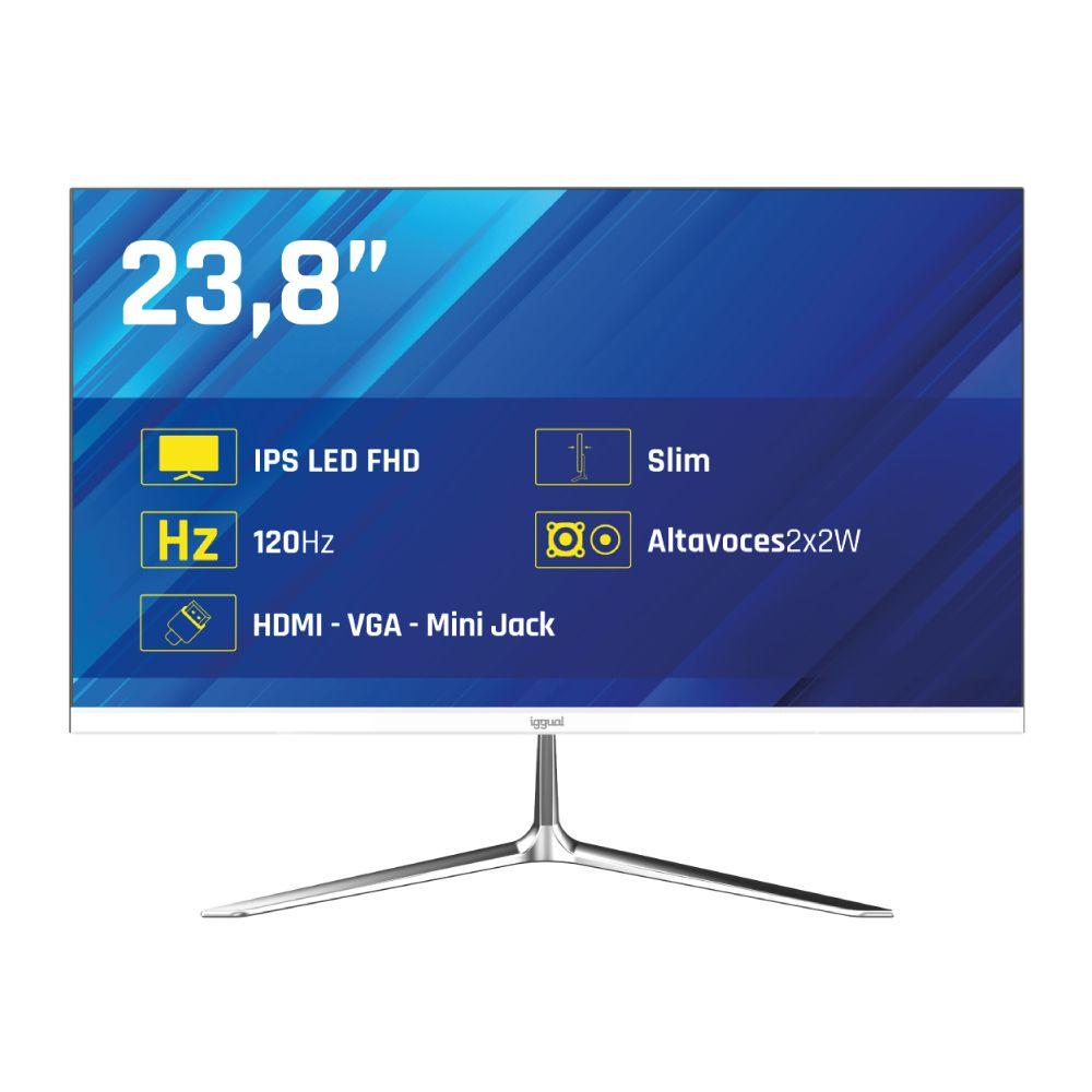 Monitor IGGUAL ML24SW (23,8" - IPS - 120 Hz - Branco)