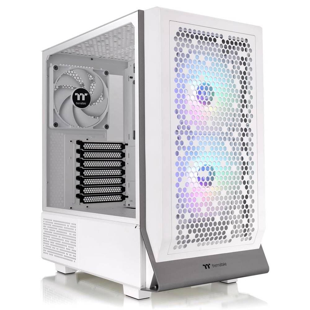 Caixa PC THERMALTAKE Ceres 300 TG ARGB Snow (Midi Tower - SPCC, vidro temperado - 18,5 cm - Branco) — miniatura 2