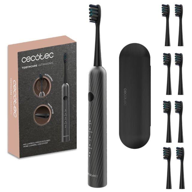 Escova de Dentes Elétrica Sónica CECOTEC ToothCare UltraSonic (4 Modos - Até 40 000 rpm)