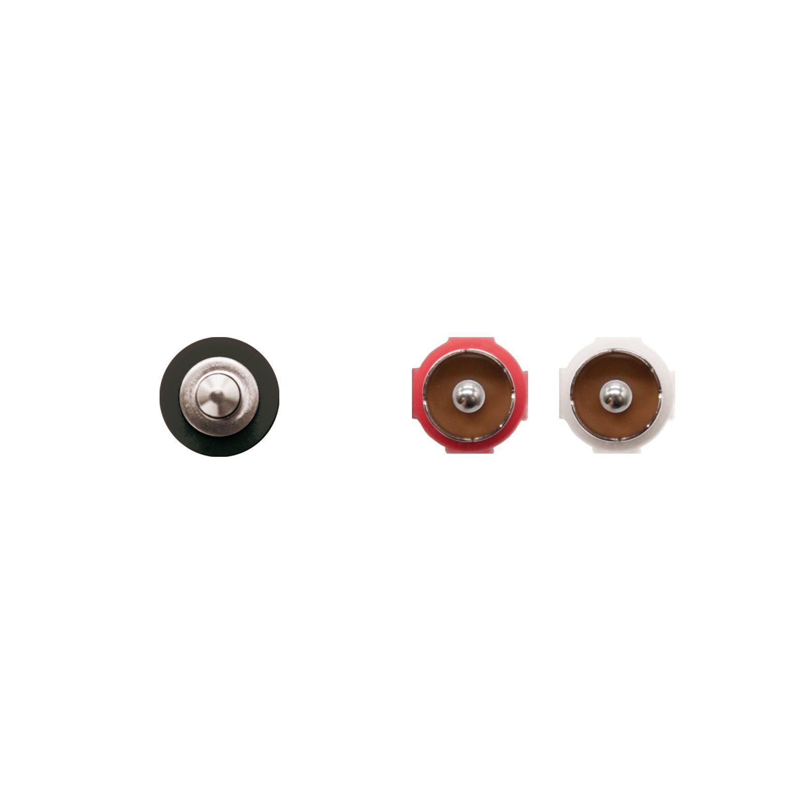 Cabo de Áudio NANOCABLE 10.24.0303 (3 m - 2 x RCA - 3.5mm - Preto) — miniatura 2