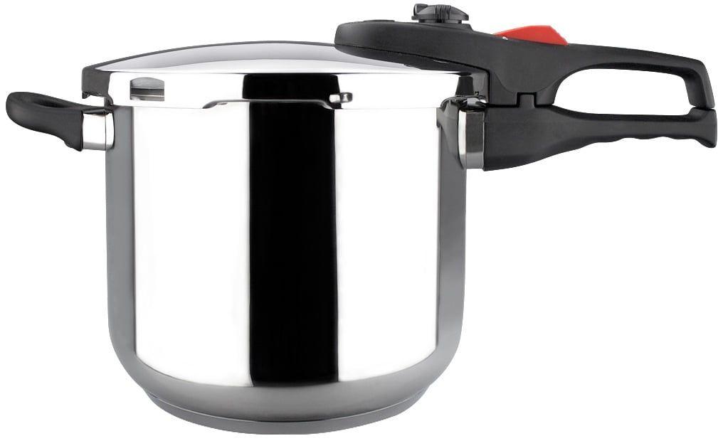 Panela de Pressão Rápida MAGEFESA PRACTIKA PLUS (Preto e Aço Inoxidável)