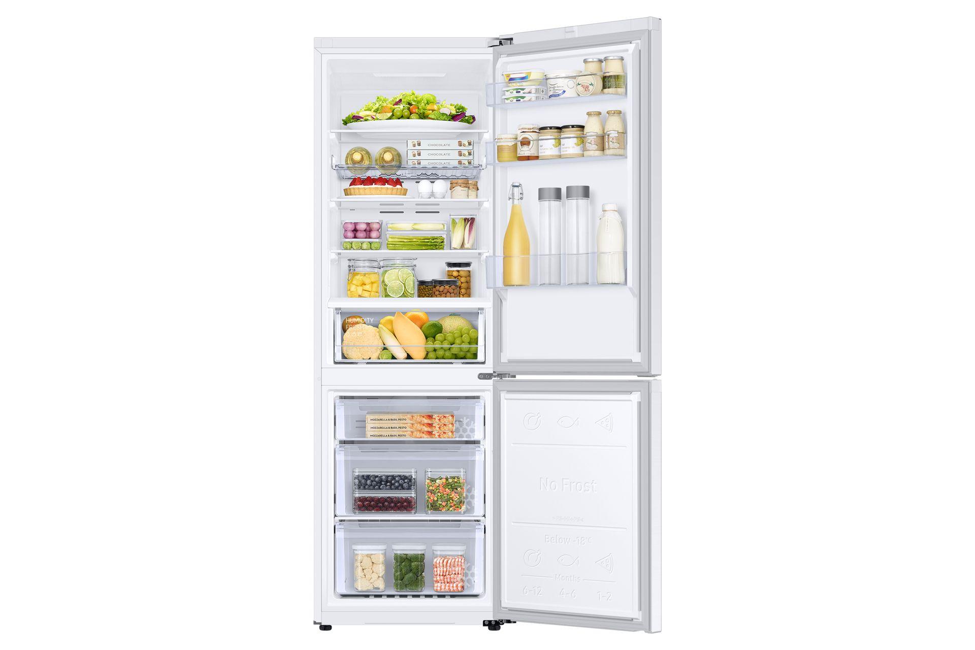 Frigorífico Combinado Independente SAMSUNG RB34C672EWW/EF (344 L - SmartThings - 185,3x59,5x65,8 cm - Branco) — miniatura 4