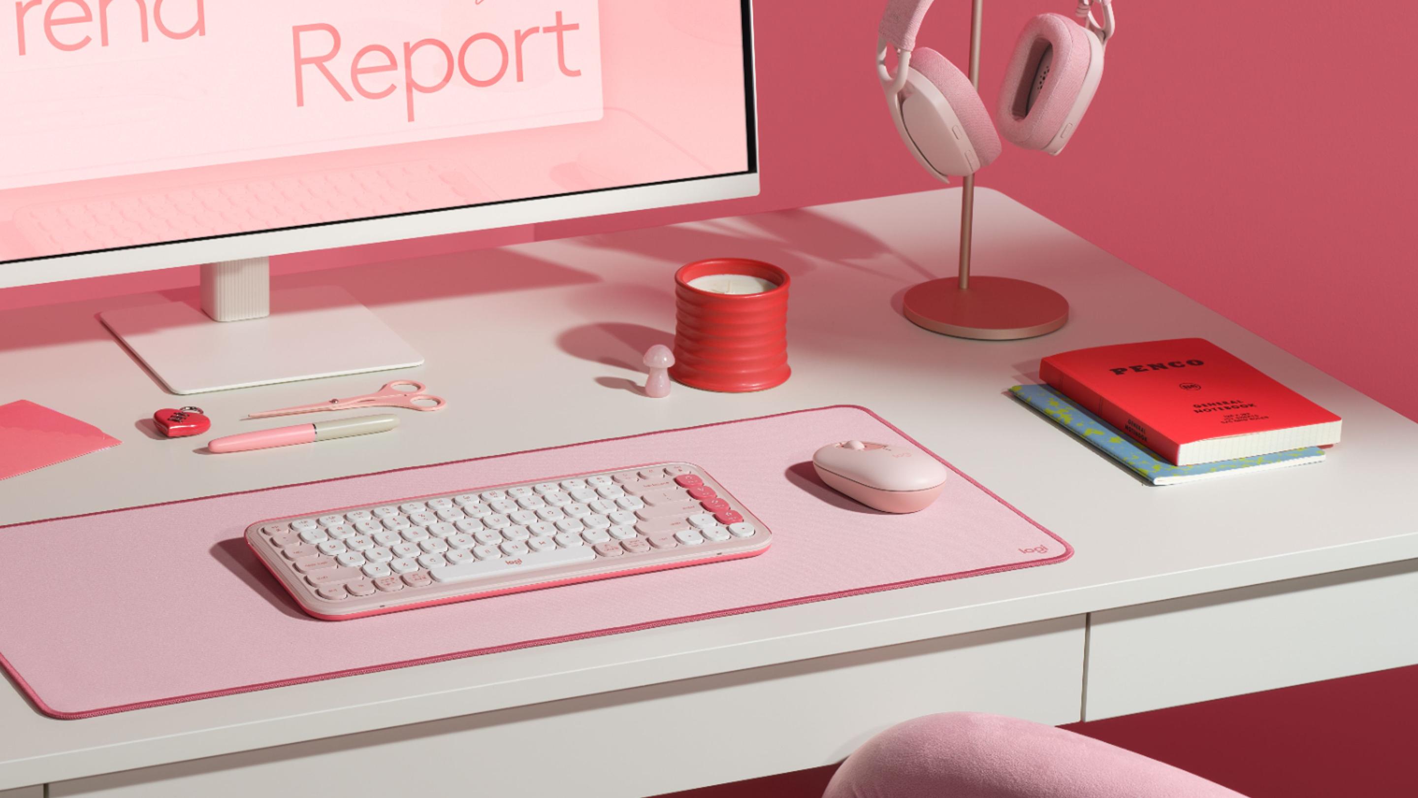 Rato LOGITECH POP Mouse (Ambidestro - 4000 DPI - Ótico - Rosa) — miniatura 7