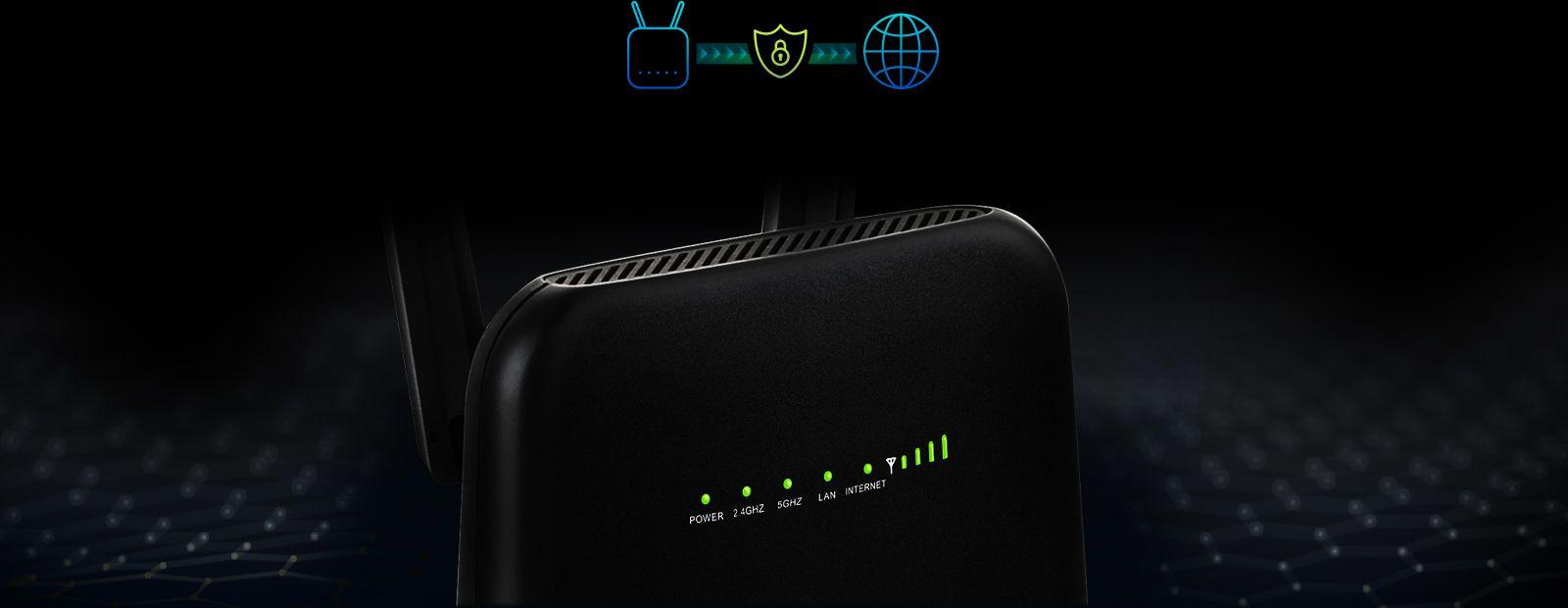 Router 4G D-LINK DWR-960 (Wi-Fi 5 - 1200 Mbps - Dupla, 2,4 GHz e 5 GHz - Preto), miniatura 7