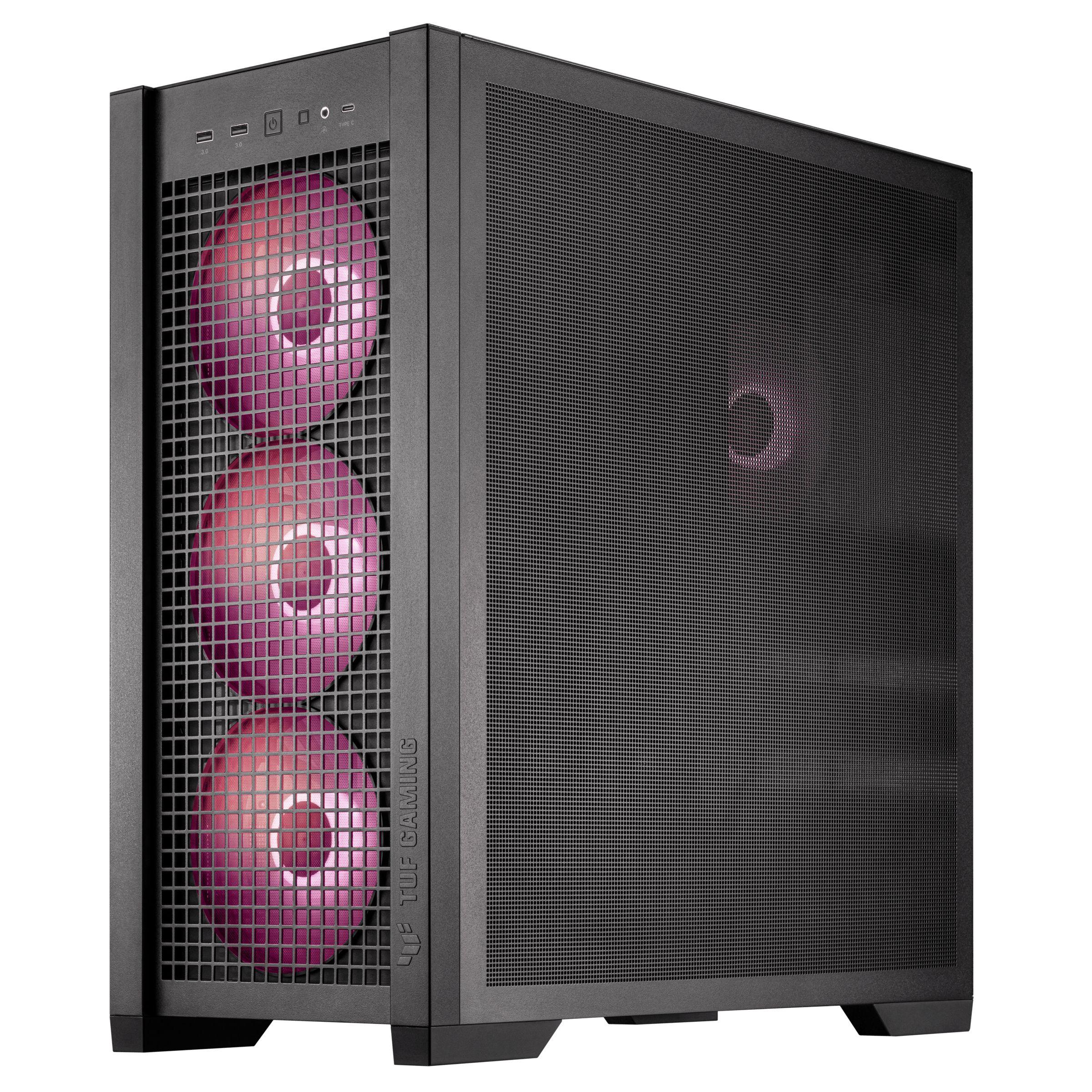 Caixa PC ASUS TUF Gaming GT302 TG ARGB (EATX, ATX, micro ATX, Mini-ITX - ATX, SFX, SFX-L - Midi Tower - Preto), miniatura 9