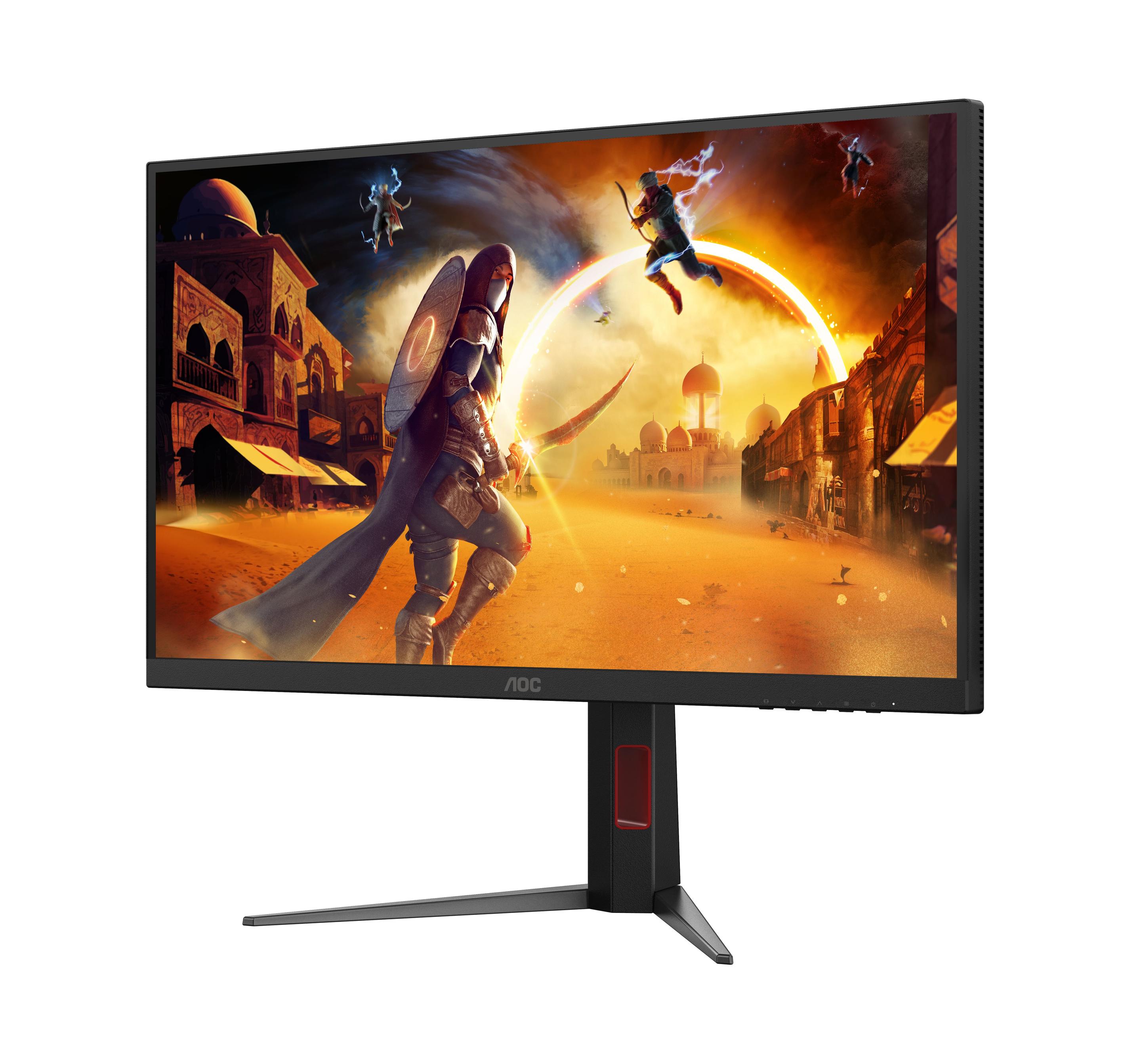 Monitor AOC U27G4XM (27" - Fast IPS - 160 Hz - Preto e Vermelho) — miniatura 8