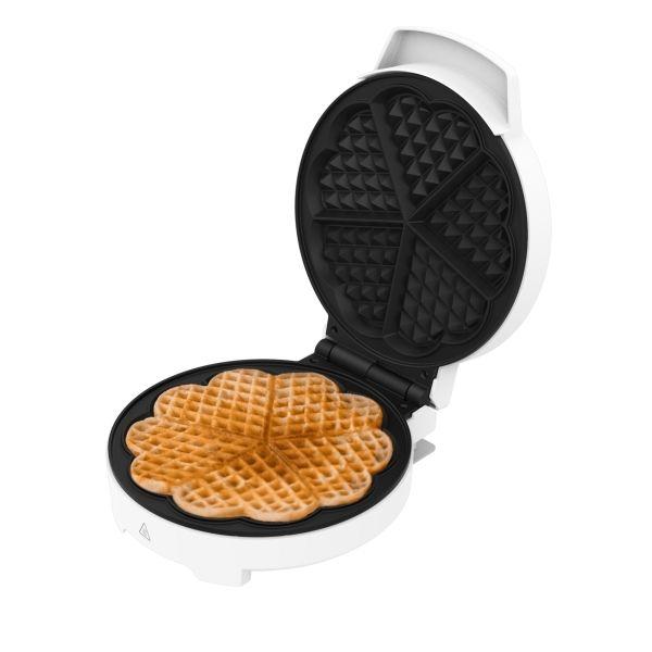 Máquina de Waffles CECOTEC Fun Gofrestone Round (Branco)