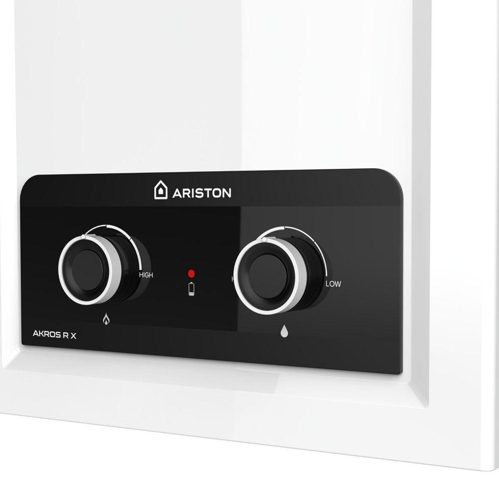 Esquentador ARISTON AKROS RX 11 LPGEU (Branco), miniatura 3