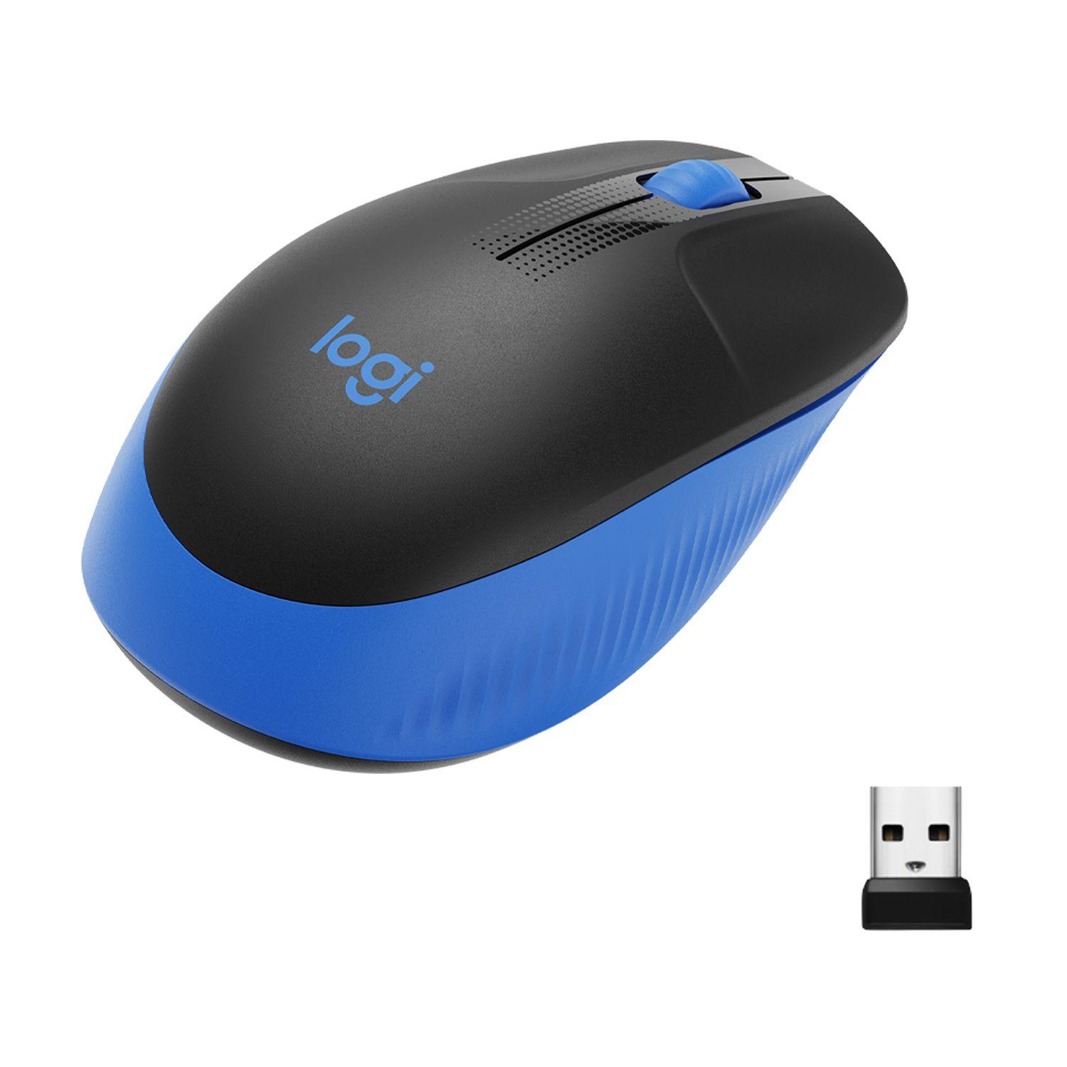 Rato LOGITECH M190 (Ambidestro - 1000 DPI - Ótico - Azul) — miniatura 2