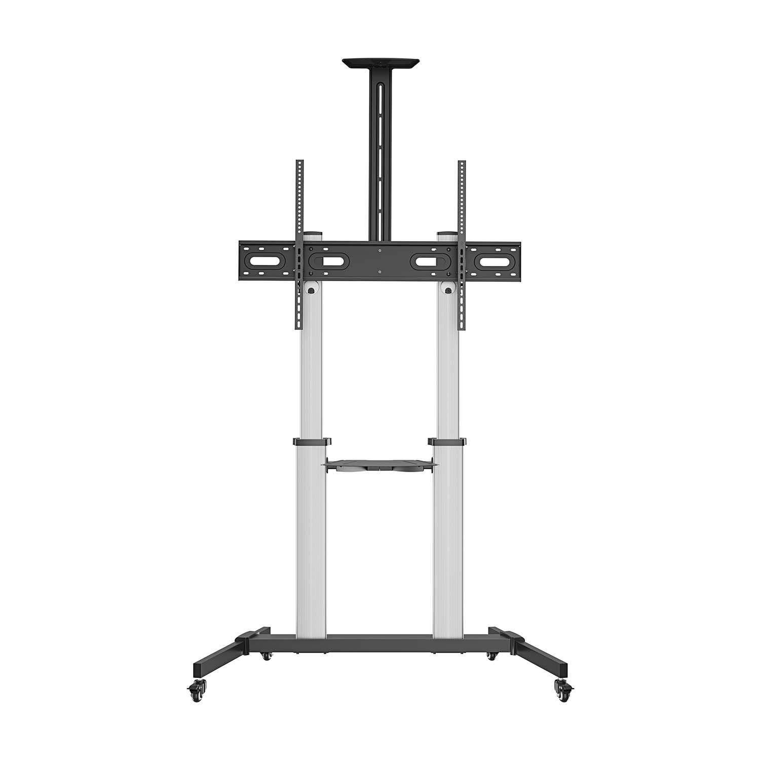 Suporte de Chão para TV AISENS FT100TE-259 (1000 x 600 mm - 200 x 200 mm - 2,54 m - Preto e Prateado), miniatura 2