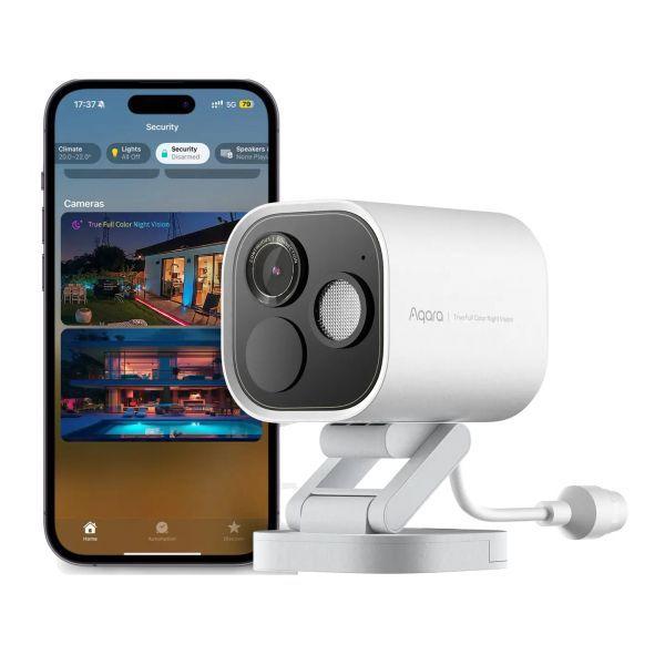 Câmara de Segurança AQARA Camera Hub G5 Pro (Teto/parede - 2688 x 1520 píxeis - IP65 - Branco), miniatura 2
