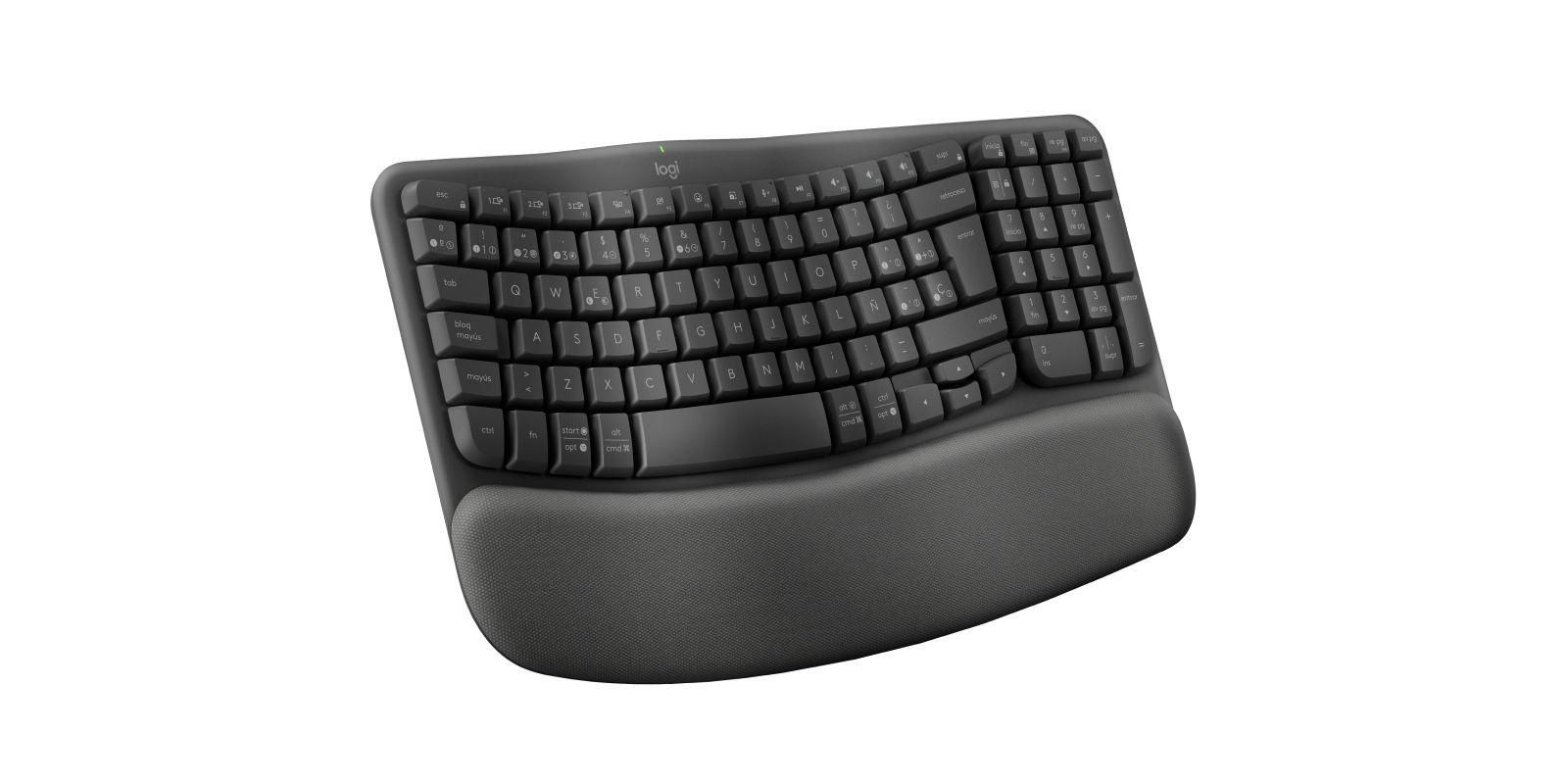 Teclado LOGITECH Wave Keys (Espanhol - Interruptor de membrana - Tamanho completo - Grafite) — miniatura 3