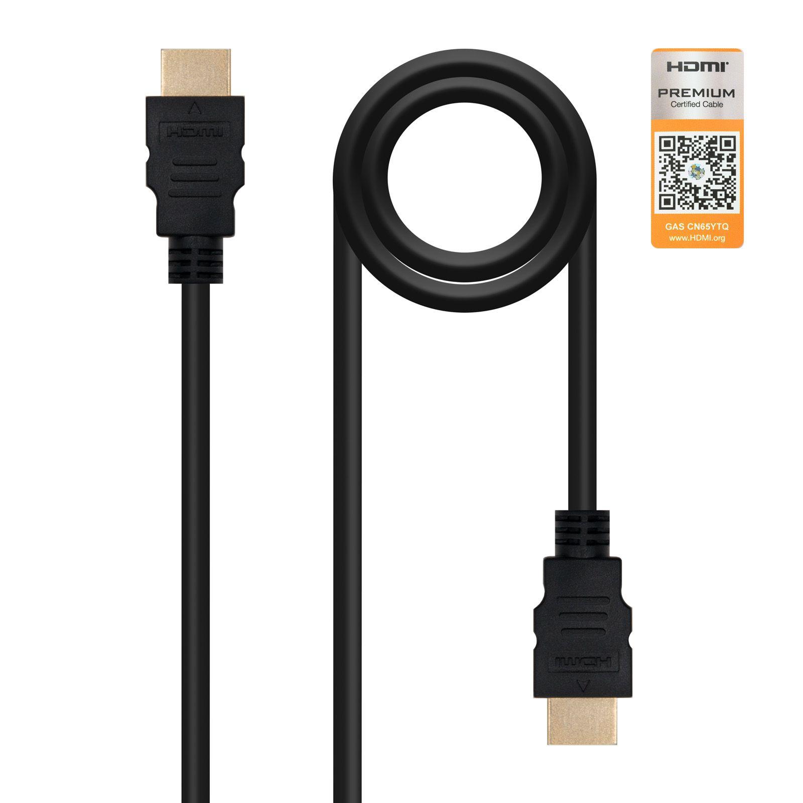 Cabo HDMI NANOCABLE 10.15.3601-L150 (1,5 m - 60 Hz - HDMI Type A - Preto)