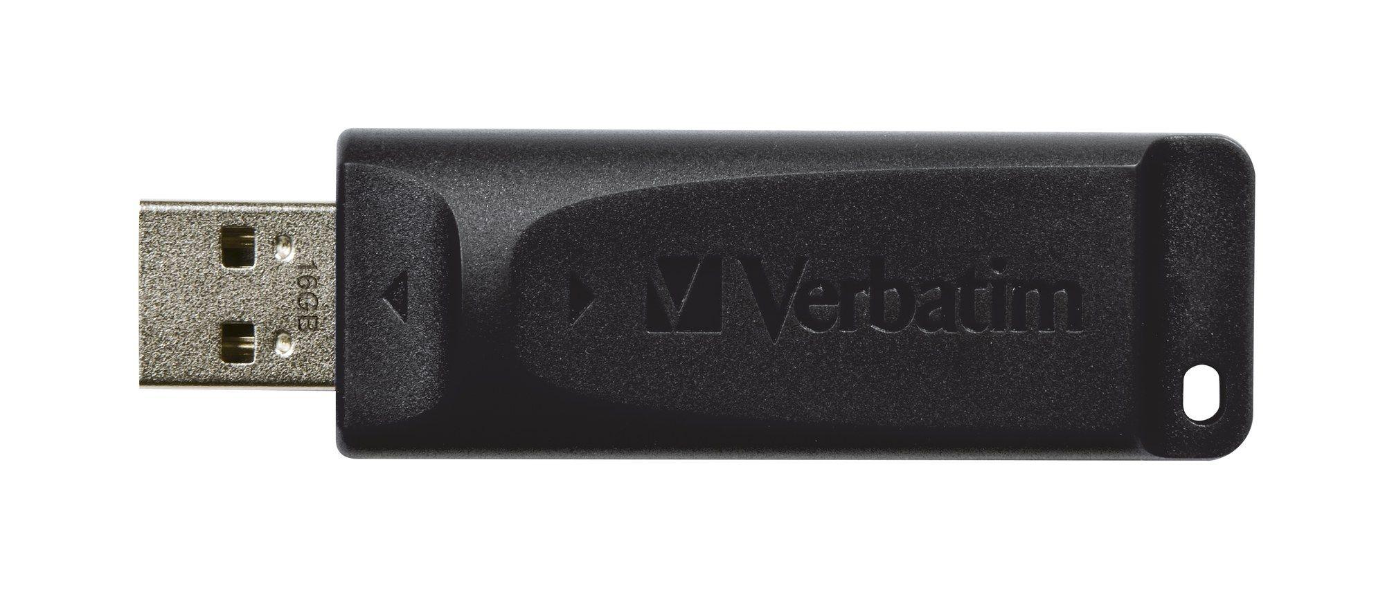 Pen USB VERBATIM Store 'n' Go Slider (Slide - USB Type-A - 10 MB/s - Preto) — miniatura 5