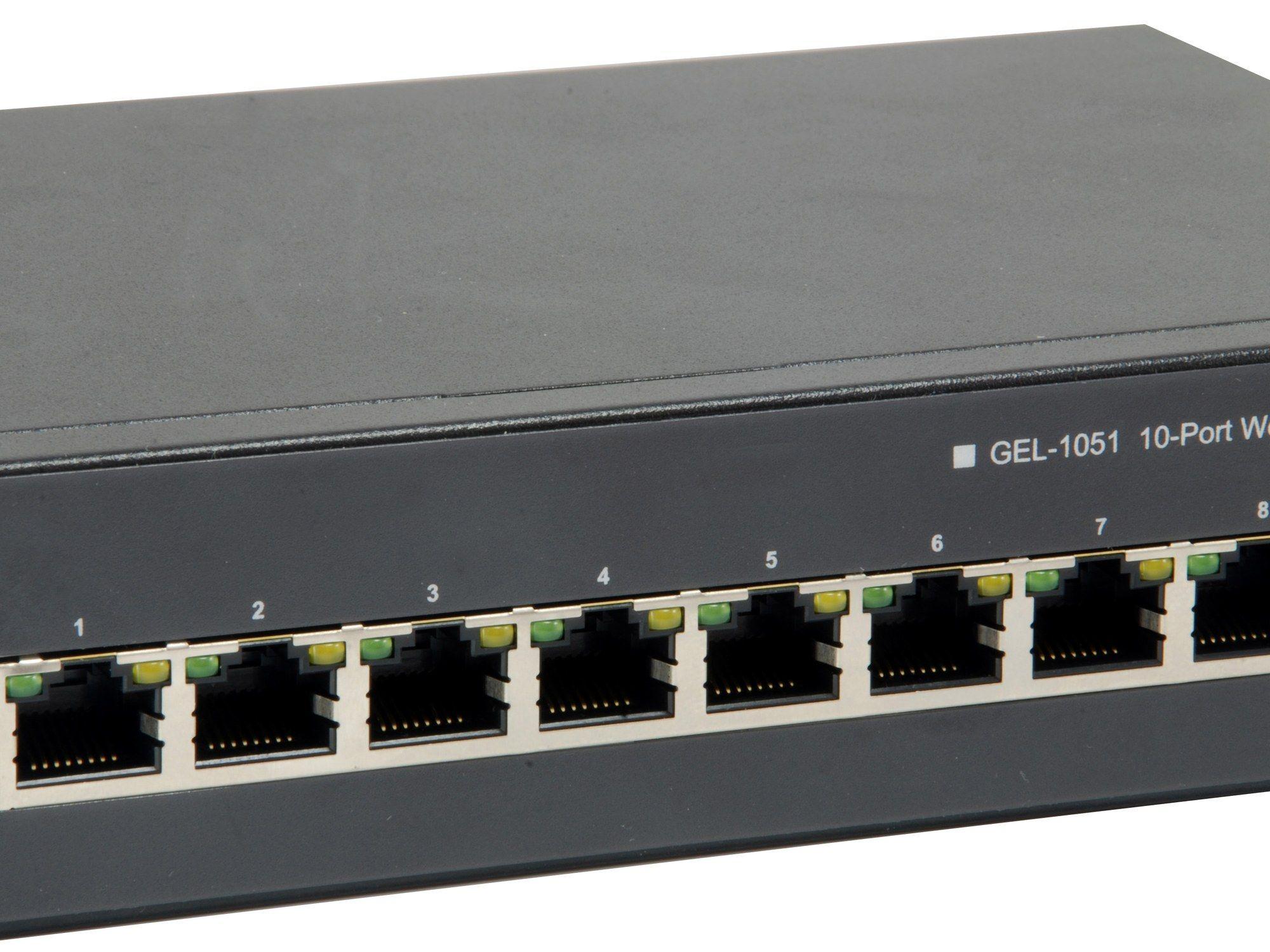 Switch Gerido LEVELONE GEP-1051 (Gigabit Ethernet - 4,1 MB - 20 Gbit/s - Preto), miniatura 4