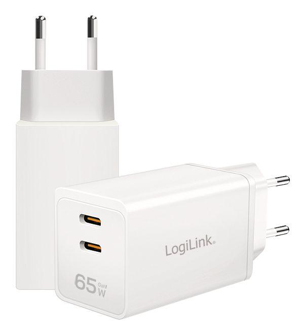 Carregador USB-C LOGILINK PA0367 (65 W - Branco), miniatura 3