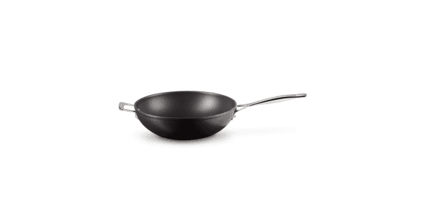 Frigideira Wok LE CREUSET 30 cm (30 cm - Preto)