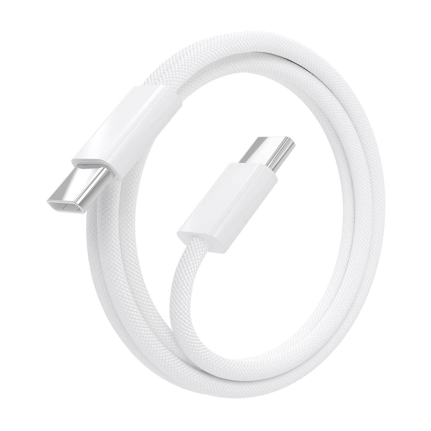Cabo USB-C AISENS A107-0855 (1 m - USB C - Branco) — miniatura 2