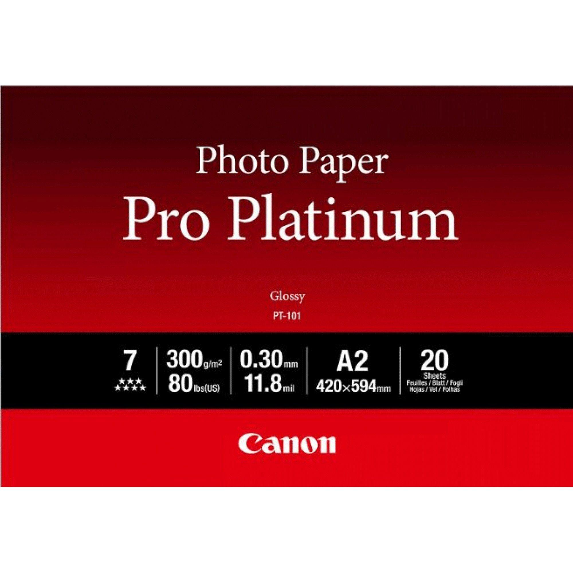 Papel Fotográfico CANON PT-101 Pro Platinum (Branco)