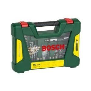 Conjunto de Brocas BOSCH V-Line Titanium 2607017195 (Metal, Pedra, Madeira - Preto)