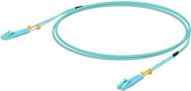 Cabo de Fibra Ótica UBIQUITI UOC-1 (LC-LC OM3 - 1 m - Verde-água)