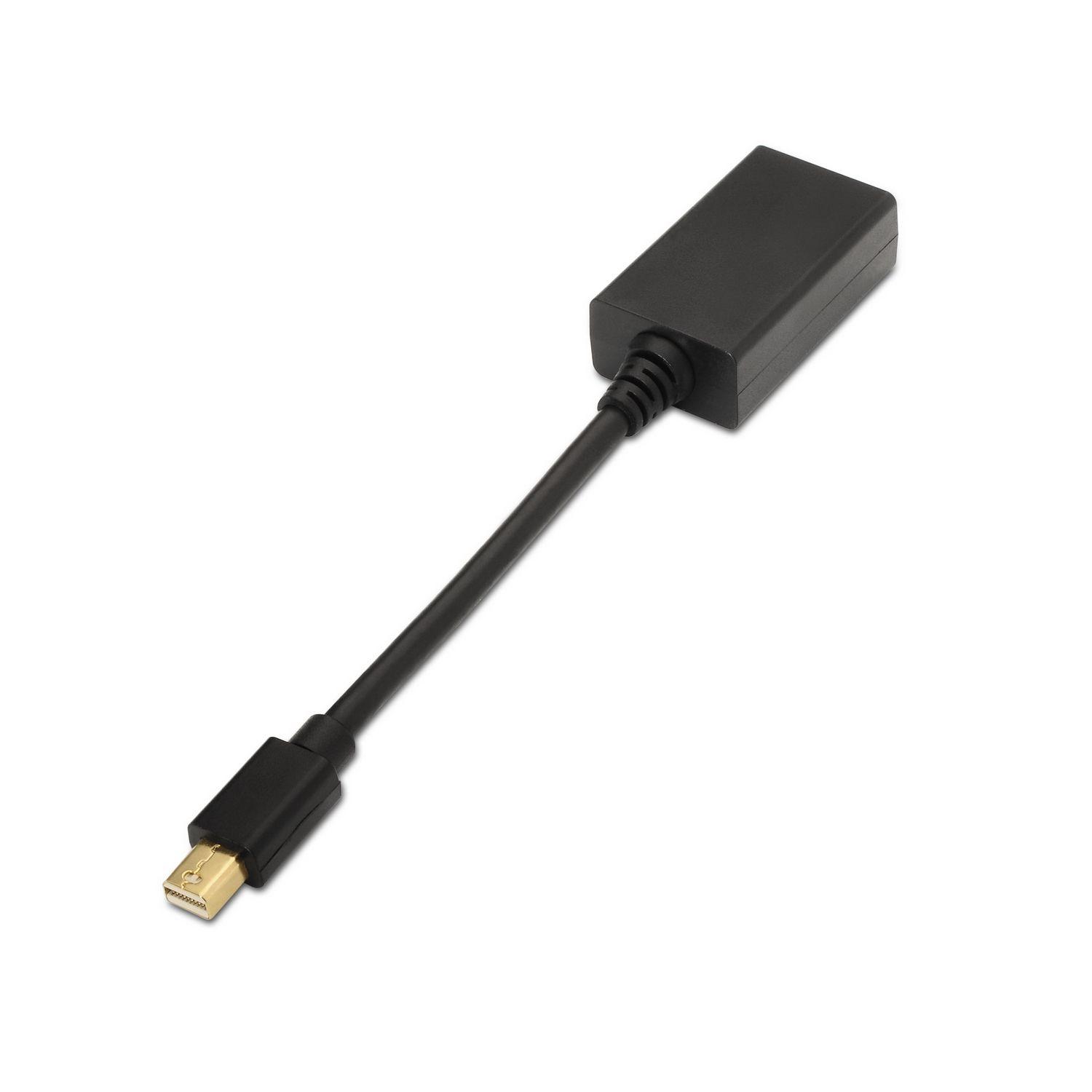 Conversor Mini DisplayPort para HDMI AISENS A125-0137 (0,15 m - Mini DisplayPort - HDMI Tipo A - Preto) — miniatura 2