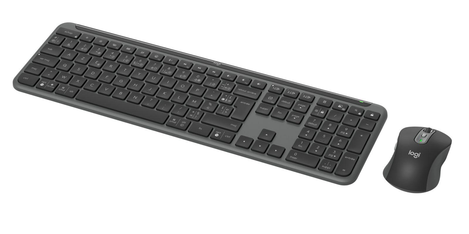 Conjunto de Teclado e Rato LOGITECH Signature Slim Combo MK950 for Business (Francês - Teclas tesoura - Tamanho completo - Grafite), miniatura 3