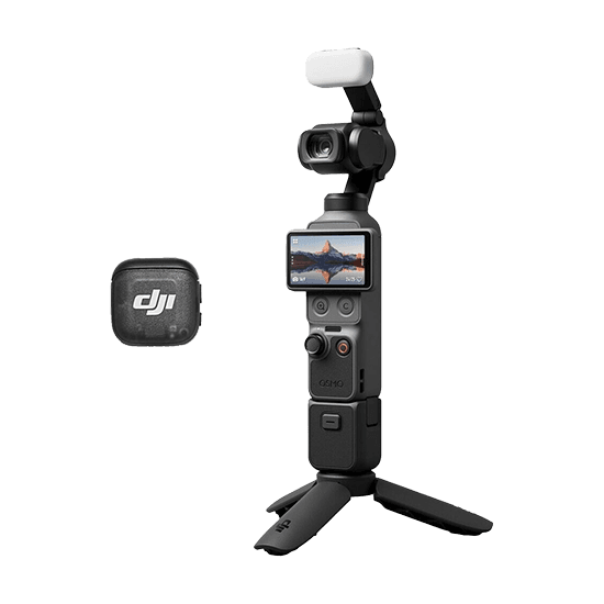 Câmara de Ação DJI Osmo Pocket 4 Creator Combo (Wi-Fi - Preto)