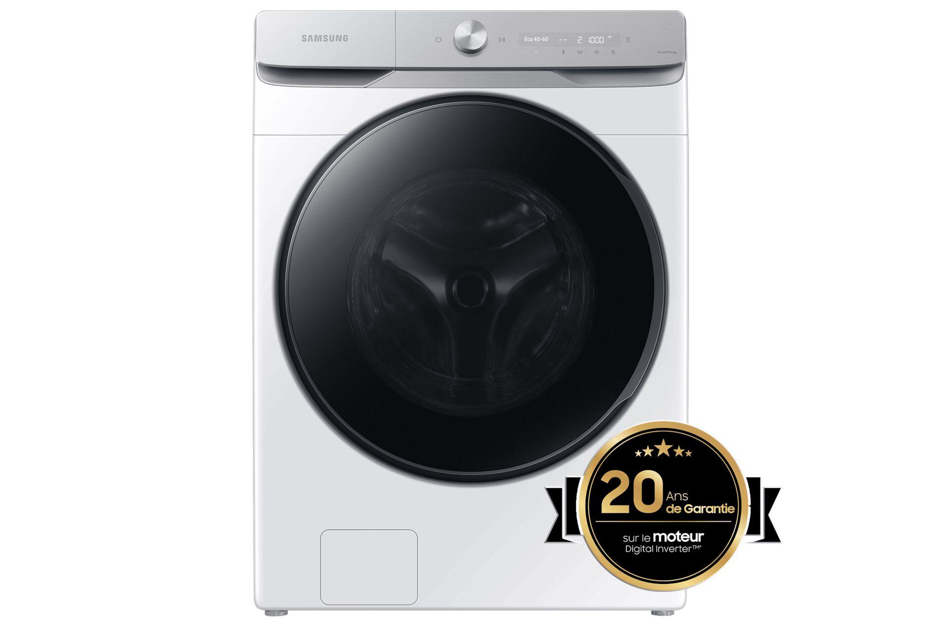 Máquina de Lavar Roupa Independente SAMSUNG WF20DG8650BWU3 (1000 RPM - B - 74 l - Branco)