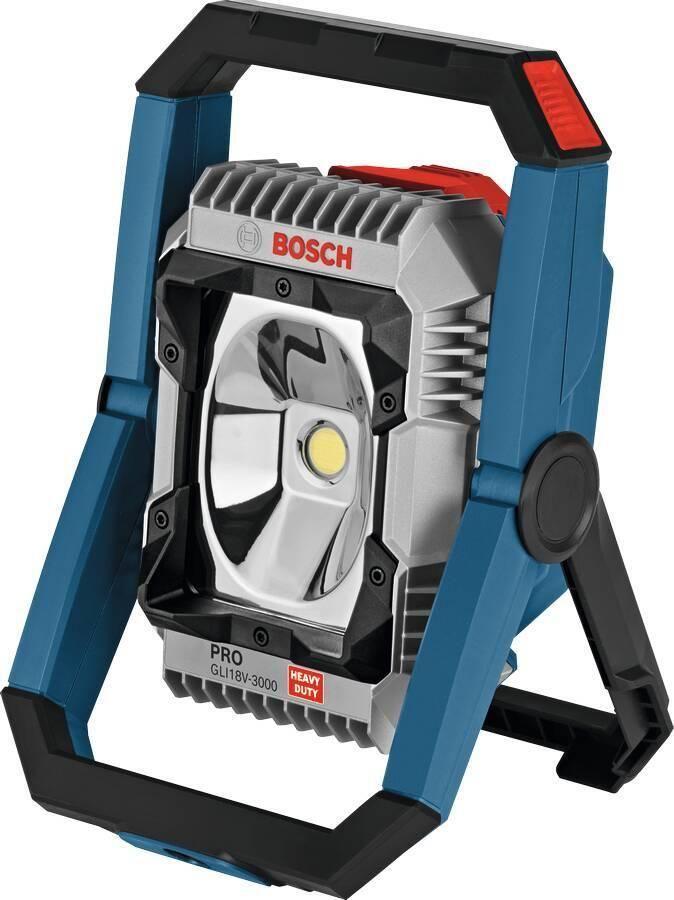 Foco de Trabalho LED Portátil BOSCH GLI 18V-3000 (Azul/Preto), imagem 1