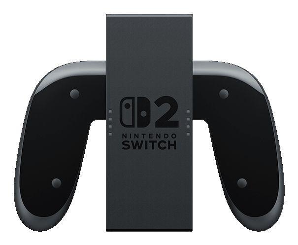 Suporte de Carregamento para Comandos NINTENDO Joy-Con 2 (USB Type-C - Preto e Transparente)