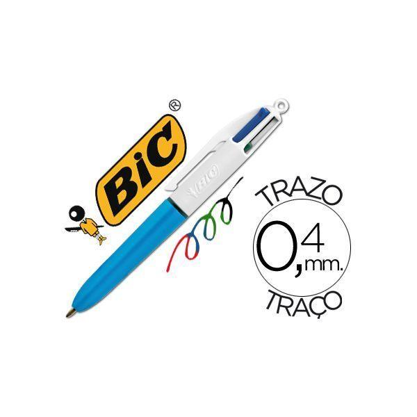 Esferográfica BIC 4 Colours Mini (Branco/Azul), miniatura 3