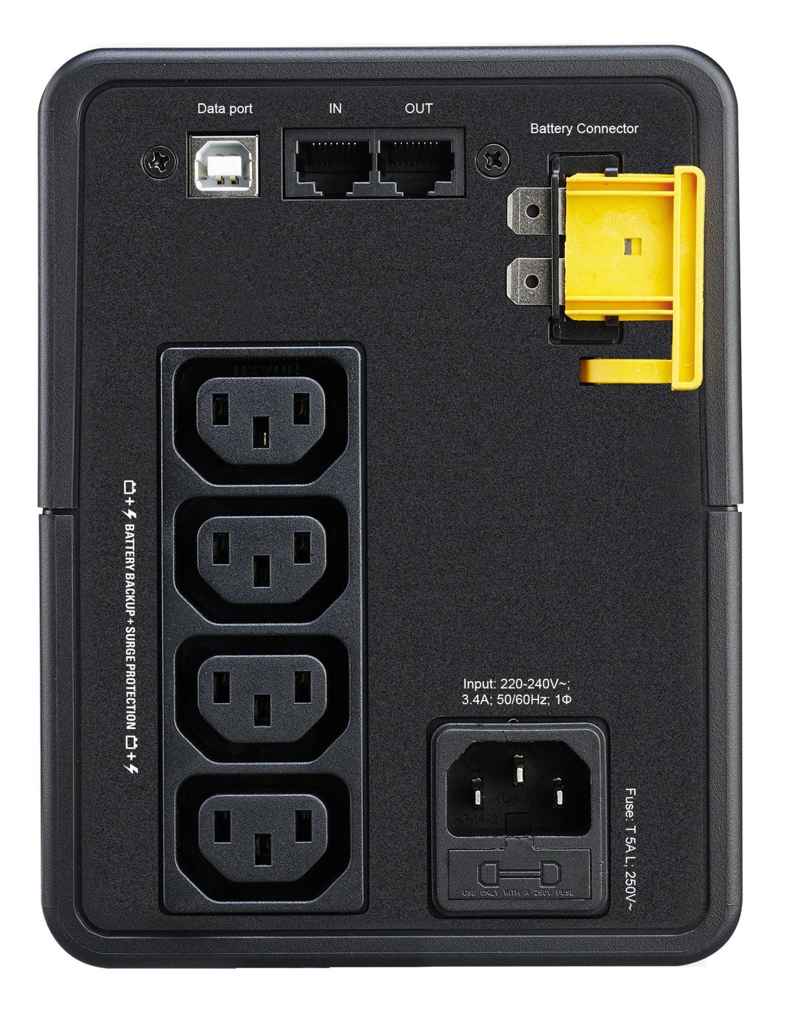 UPS APC Back-UPS BX750MI (USB Tipo B - Acoplador C14 - Preto), miniatura 2
